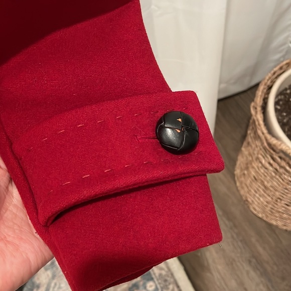 Babaton Red Winter Coat - Picture 6 of 12